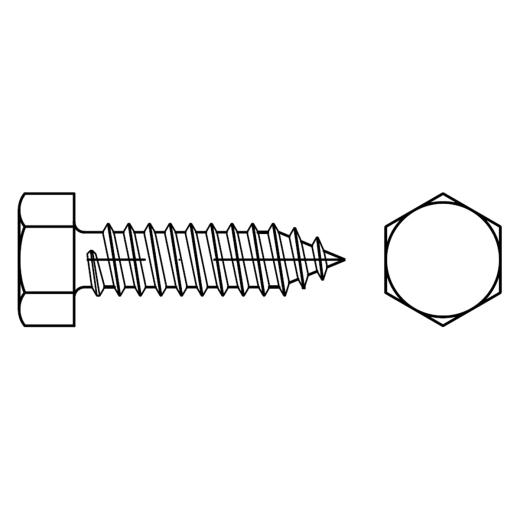 ISO 1479 Sechskant-Blechschrauben mit Spitze | C 2,9 x 16 | 1000 Stück