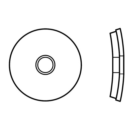 Dichtscheiben mit aufvulkanisierter Dichtungslage | 19 x 6,8 x 1 | 1000 Stück