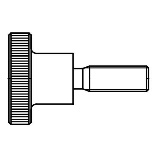 DIN 464 M 3 x 6 mm | rostfrei A1 | 25 Stück