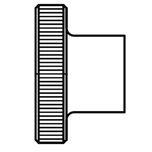 Scheiben mit Innennase DIN 462 | Stahl unveredelt | 18 mm | 50 Stück