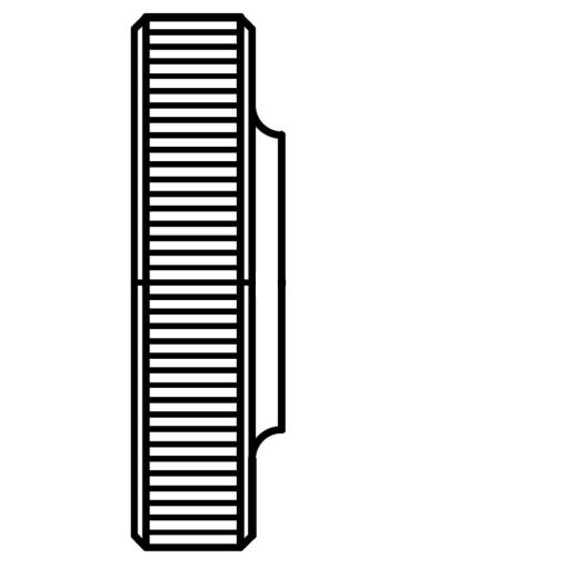 DIN 467 M 10 Messing | 10 Stück