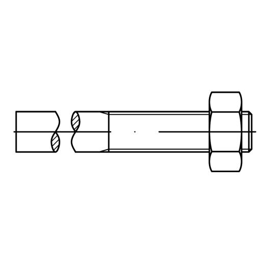 DIN 525 Mu 3.6 | M 36 x 310 / 125 mm | 5 Stück