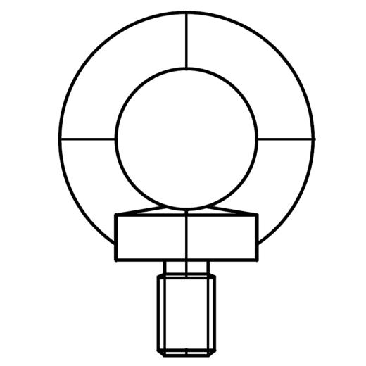 DIN 580 | M 16 | rostfrei A2 | 5 Stück