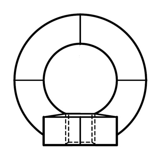 DIN 582 C15E | M 12  | 10 Stück