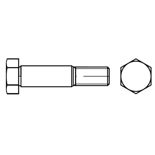 DIN 609 | Stahl 10.9 | M 10 x 50 SW 16 mm | 25 Stück