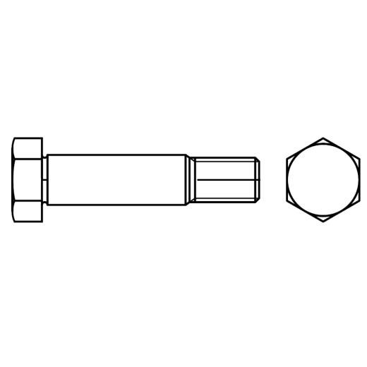 DIN 610 | Stahl 10.9 | M 10 x 50 SW 16 mm | 25 Stück