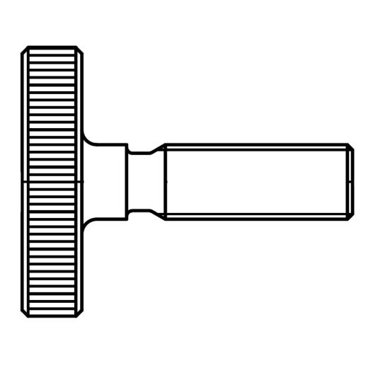 DIN 653 | Stahl | M 4 x 25 mm | 50 Stück