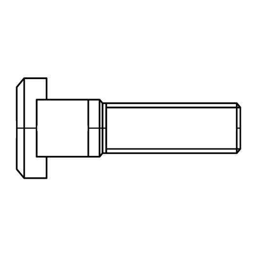 T-Nutenschrauben DIN 787 8.8 8 | M 8 x 40 mm | 25 Stück