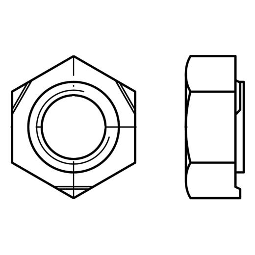 Sechskant-Anschweißmutter DIN 929 Stahl M 3 mm | Stahl  | 1000 Stück