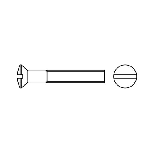 Linsen-Senkschrauben DIN 964 4.8 | M 2,5 x 6 mm | 2000 Stück