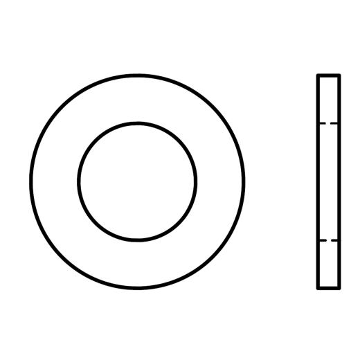 DIN 7989-1 | Scheiben für Stahlkonstruktionen | PK C | 12/13,5 x 24 x 8 | 50 Stück