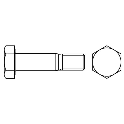 EN 14399-8 | P | Sechskant-Passschrauben mit großer SW | M 22 x 55 | 1 Stück