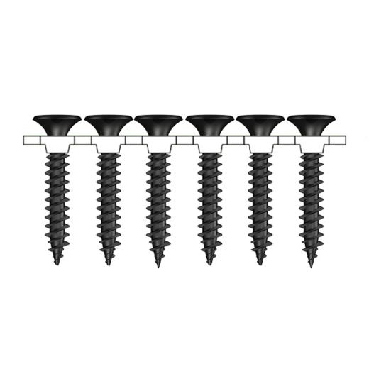 fischer Schnellbauschrauben 3,5 x 45/39, PH2, Trompetenkopf, Stahl phosphatiert - 1000 Stück