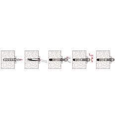 fischer - Bolzenanker FBZ 10/30 | 25 Stück