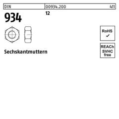 DIN 934, Sechskantmuttern, Stahl 12.9, M 42 - 1 Stück