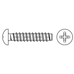 ISO 7049 Linsenkopf-Blechschrauben mit Zapfen, Phillips-Kreuzschlitz H | F 2,2 x 13 -H | 2000 Stück