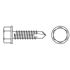 DIN 7504 Bohrschrauben, mit Blechschrauben-Gewinde |  K 3,5 x 16 | 1000 Stück