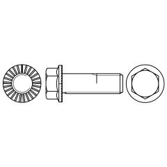 Sechskant-Flanschschrauben | M 8 x 40 | zinklamellenbesch. | 200 Stück