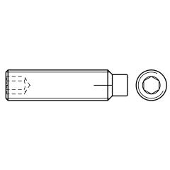 Gewindestifte DIN 915 | M 2 x 6 mm | Edelstahl A2 | 500 Stück