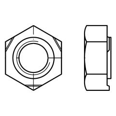 Sechskant-Anschweißmutter DIN 929 | M 10 mm | Stahl | Kleinpackung | 100 Stück