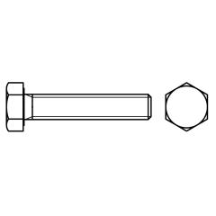 Sechskantschrauben DIN 961 10.9 | M 16 x 1,5 x 90 mm | 25 Stück