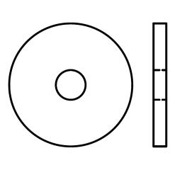 Scheiben DIN 1052 f. Holzverbinder | 25 x 92 x 8 mm | feuerverzinkt | SVHC free | 25 Stück