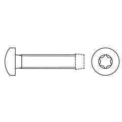 Gewindefurchende Schrauben mit Linsenkopf und ISR | DIN 7500 | CEM 8 x 25-T45 | 500 Stück