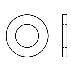 DIN 7989-1 | Scheiben für Stahlkonstruktionen | PK C | 12/13,5 x 24 x 8 | 50 Stück