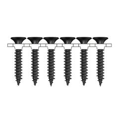 fischer Schnellbauschrauben 3,5 x 45/39, PH2, Trompetenkopf, Stahl phosphatiert - 1000 Stück