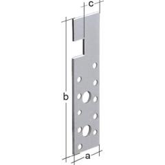 Holz-Eisen-Anker Abm.160x40x4mm sdmverz.GAH | 50 Stück