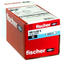 fischer - Hohlraum-Metalldübel HM 5x65 S | 50 Stück