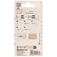 fischer - Hohlraum-Metalldübel HM 5 x 65 RH K | 20 Stück